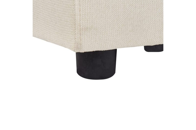Fotpall Kohlo Beige/svart - Beige/svart - Möbler - Vardagsrum - Stolar & sittmöbler - Pallar - Fotpall