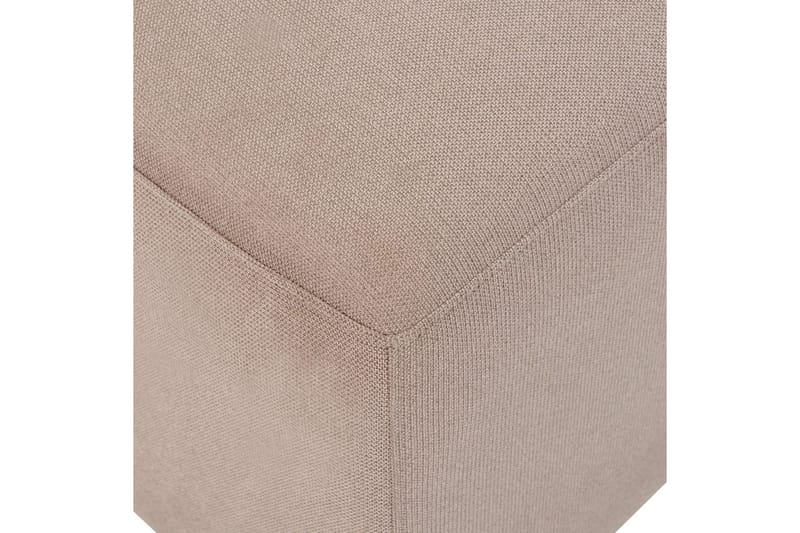 Fotpall Kohlo Taupe/svart - Taupe/svart - Möbler - Vardagsrum - Stolar & sittmöbler - Pallar - Fotpall