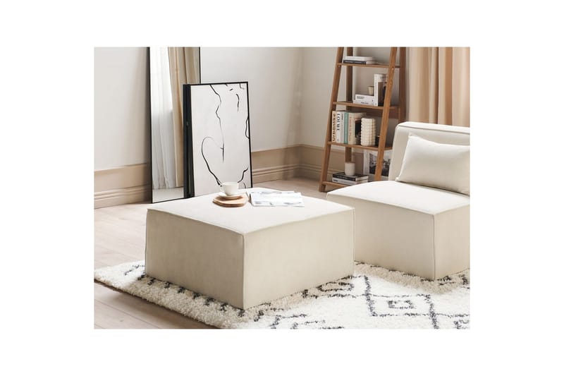 Fotpall Lemvig Beige - Beige - Möbler - Vardagsrum - Stolar & sittmöbler - Pallar - Fotpall