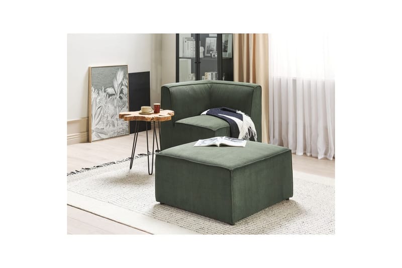Fotpall Lemvig Grön - Grön - Möbler - Vardagsrum - Stolar & sittmöbler - Pallar - Fotpall