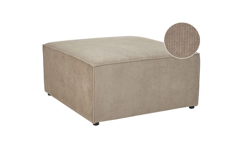 Fotpall Lemvig Taupe - Taupe - Möbler - Vardagsrum - Stolar & sittmöbler - Pallar - Fotpall