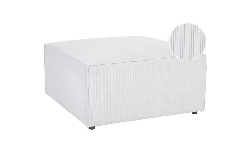 Fotpall Lemvig Vit, Vit