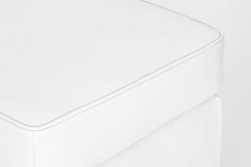 Link Fotpall 60 cm Ecoläder - Vit - Möbler - Vardagsrum - Stolar & sittmöbler - Pallar - Fotpall