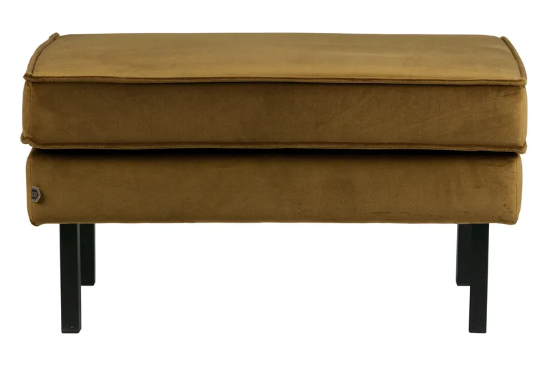 Lissbon Fotpall Sammet - Honungsgul - Möbler - Vardagsrum - Stolar & sittmöbler - Pallar - Fotpall
