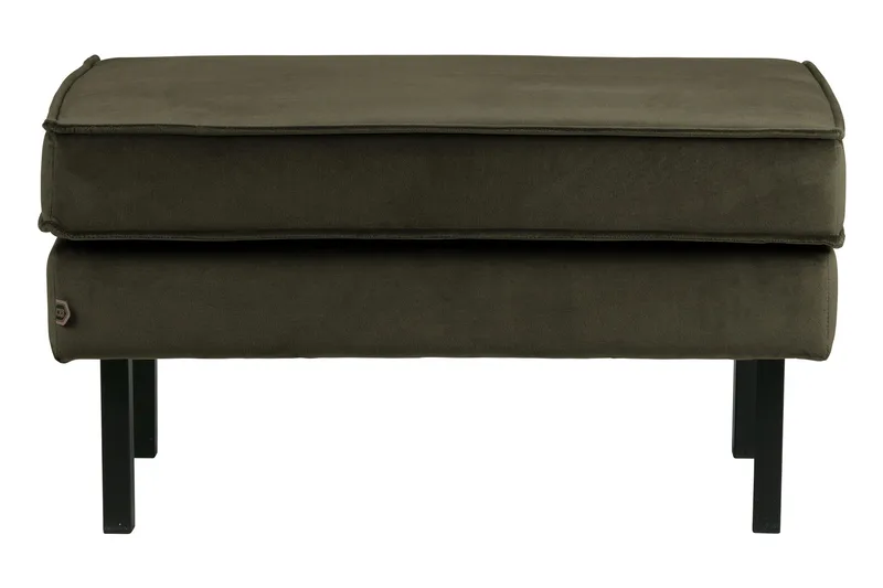 Lissbon Fotpall Sammet - Mörkgrön - Möbler - Vardagsrum - Stolar & sittmöbler - Pallar - Fotpall
