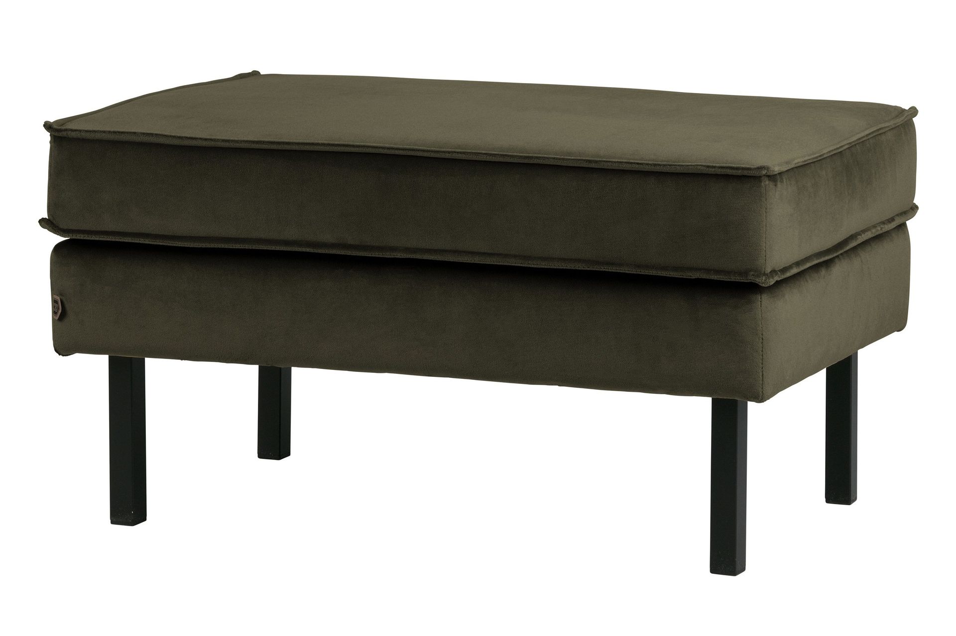 Lissbon Fotpall Sammet - M&ouml;rkgr&ouml;n