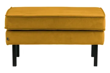 Lissbon Fotpall Sammet - Ockra - Möbler - Vardagsrum - Stolar & sittmöbler - Pallar - Fotpall
