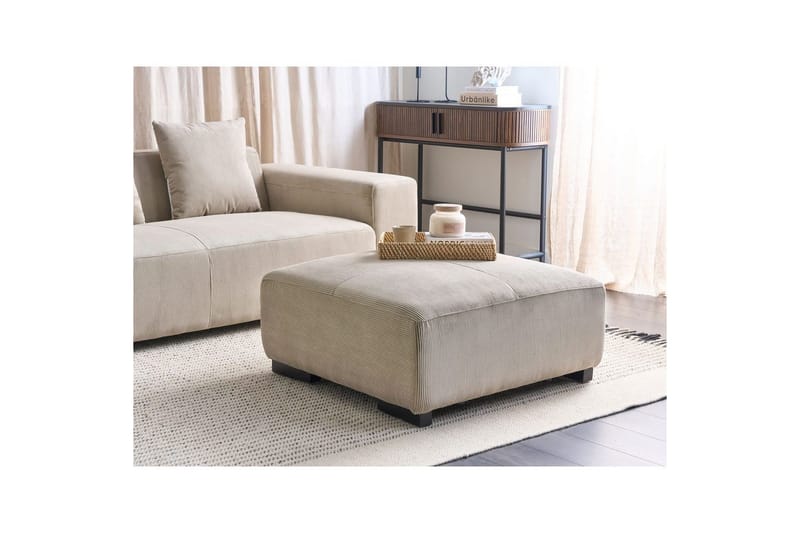 Fotpall Lungo Beige - Beige - Möbler - Vardagsrum - Stolar & sittmöbler - Pallar - Fotpall