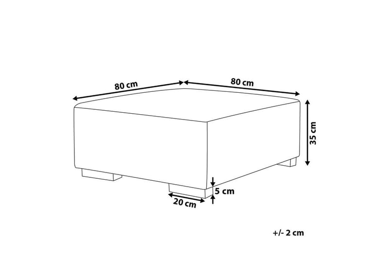 Fotpall Lungo Beige - Beige - Möbler - Vardagsrum - Stolar & sittmöbler - Pallar - Fotpall