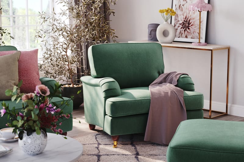 LYNN Fotpall Vintage - Möbler - Vardagsrum - Stolar & sittmöbler - Pallar - Fotpall