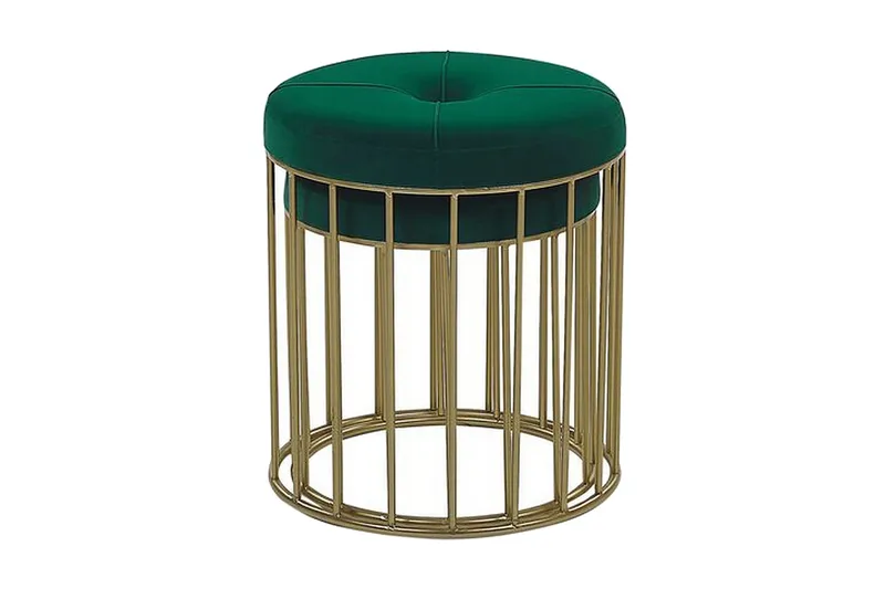 Mattila Fotpall 2-pack - Grön - Möbler - Vardagsrum - Stolar & sittmöbler - Pallar - Fotpall