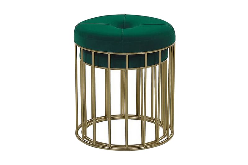 Mattila Fotpall 2-pack - Grön - Möbler - Vardagsrum - Stolar & sittmöbler - Pallar - Fotpall