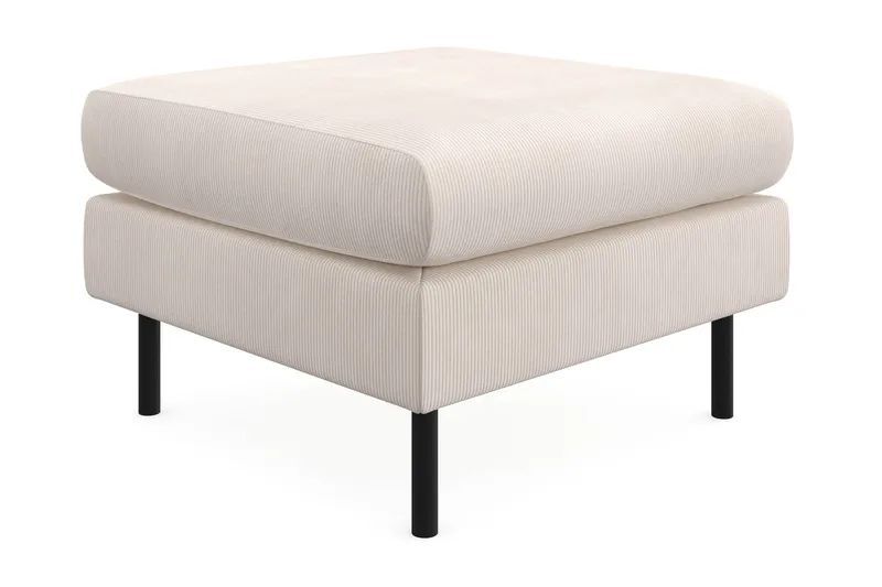 Menard Compact Fotpall 68 cm - Beige - Möbler - Vardagsrum - Stolar & sittmöbler - Pallar - Fotpall