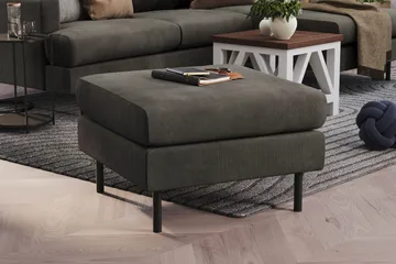 Menard Compact Fotpall 68 cm - Mörkgrå - Möbler - Vardagsrum - Stolar & sittmöbler - Pallar - Fotpall