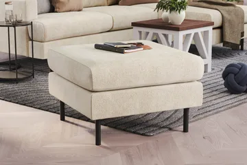 Menard Compact Fotpall 68 cm - Vit - Möbler - Vardagsrum - Stolar & sittmöbler - Pallar - Fotpall