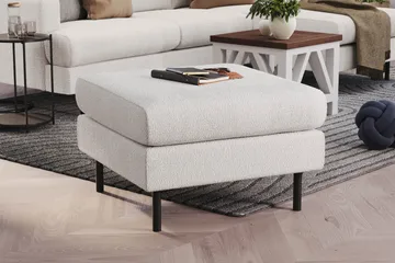 Menard Compact Fotpall 68 cm - Vit - Möbler - Vardagsrum - Stolar & sittmöbler - Pallar - Fotpall
