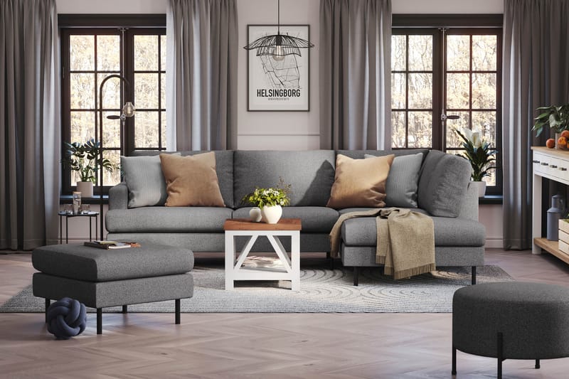Menard Compact Fotpall 68 cm - Möbler - Vardagsrum - Stolar & sittmöbler - Pallar - Fotpall