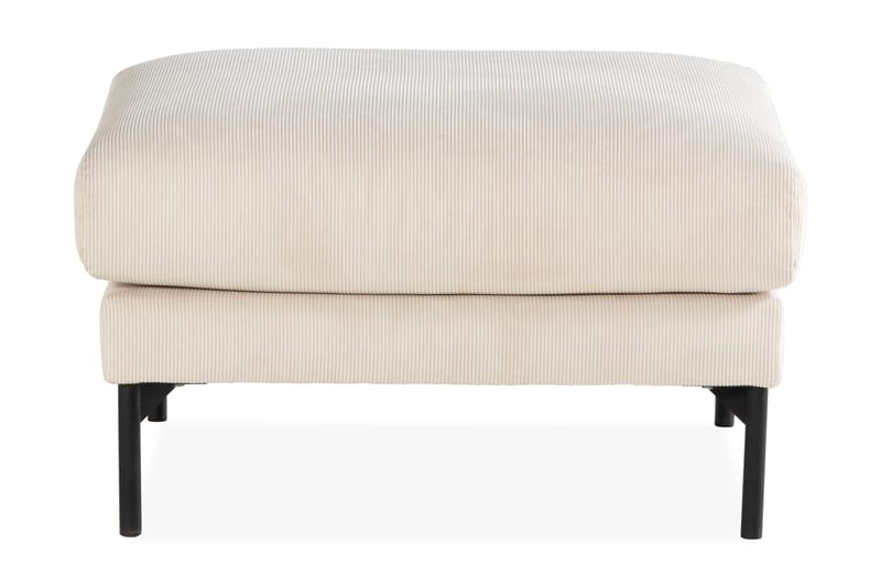 Menard Fotpall Beige/Svart - Möbler - Vardagsrum - Stolar & sittmöbler - Pallar - Fotpall