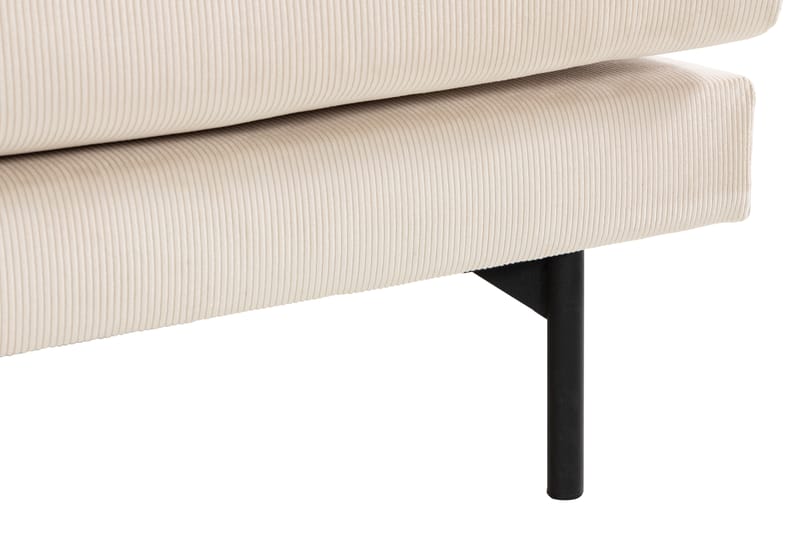 Menard Fotpall Beige/Svart - Möbler - Vardagsrum - Stolar & sittmöbler - Pallar - Fotpall