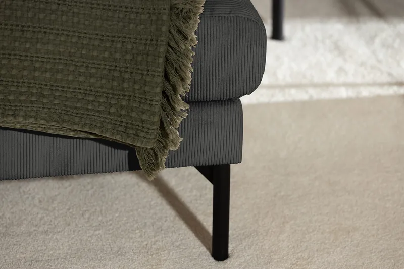 Menard Fotpall - Grå - Möbler - Vardagsrum - Stolar & sittmöbler - Pallar - Fotpall