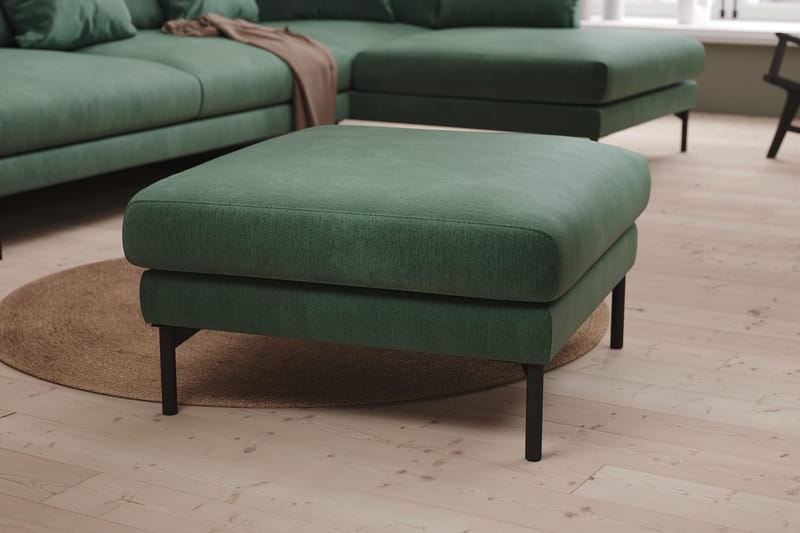 Menard Fotpall - Grön - Möbler - Vardagsrum - Stolar & sittmöbler - Pallar - Fotpall