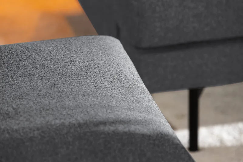 Menard Fotpall - Mörkgrå - Möbler - Vardagsrum - Stolar & sittmöbler - Pallar - Fotpall