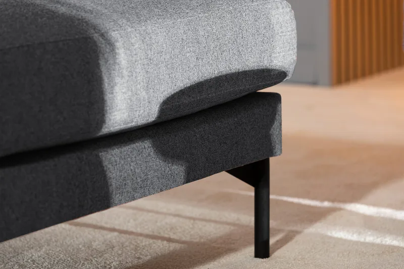 Menard Fotpall - Mörkgrå - Möbler - Vardagsrum - Stolar & sittmöbler - Pallar - Fotpall