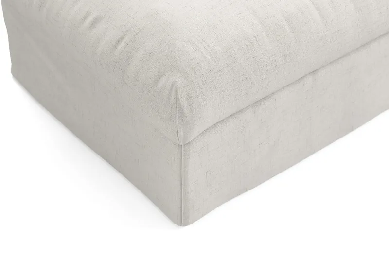 Menard Fotpall Tvättbar & avtagbar klädsel - Beige - Möbler - Vardagsrum - Stolar & sittmöbler - Pallar - Fotpall