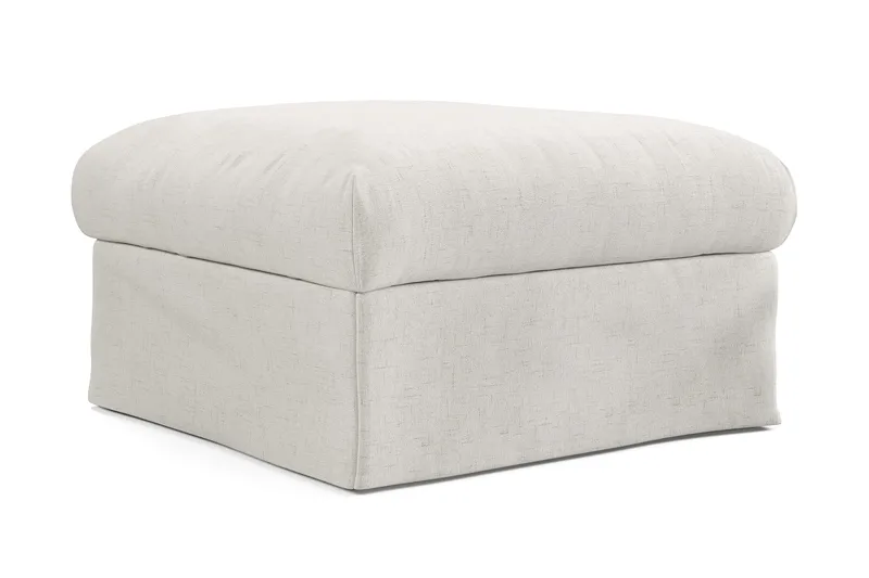 Menard Fotpall Tvättbar & avtagbar klädsel - Beige - Möbler - Vardagsrum - Stolar & sittmöbler - Pallar - Fotpall