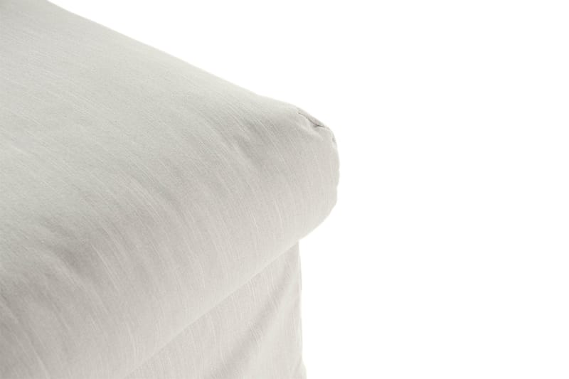 Menard Fotpall Tvättbar & avtagbar klädsel - Linnebeige - Möbler - Vardagsrum - Stolar & sittmöbler - Pallar - Fotpall