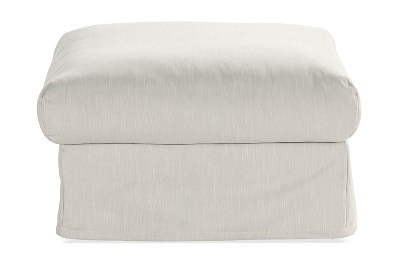 Menard Fotpall Tvättbar & avtagbar klädsel - Linnebeige - Möbler - Vardagsrum - Stolar & sittmöbler - Pallar - Fotpall