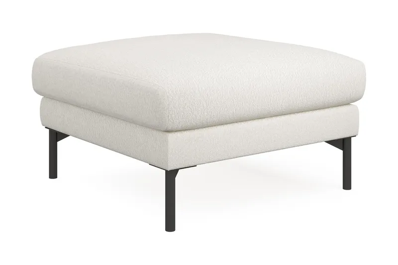 Menard Fotpall - Vit Bouclé - Möbler - Vardagsrum - Stolar & sittmöbler - Pallar - Fotpall
