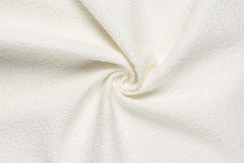 Menard Fotpall - Vit Bouclé - Möbler - Vardagsrum - Stolar & sittmöbler - Pallar - Fotpall