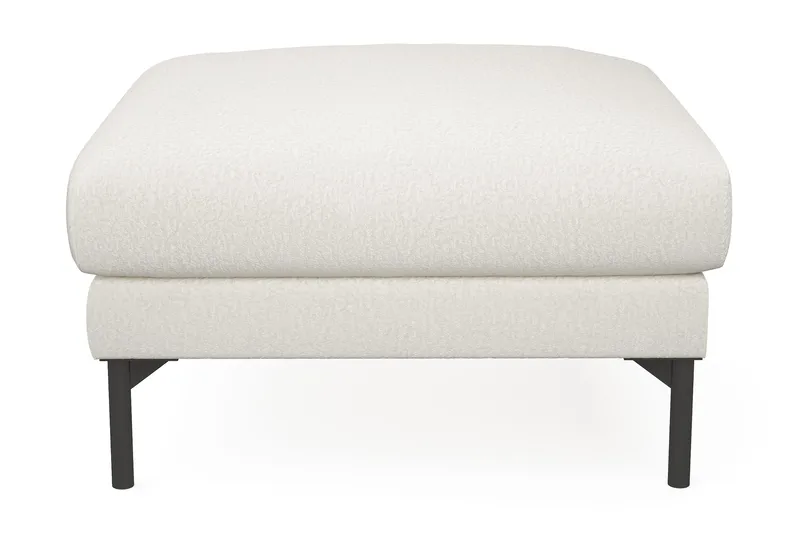 Menard Fotpall - Vit Bouclé - Möbler - Vardagsrum - Stolar & sittmöbler - Pallar - Fotpall