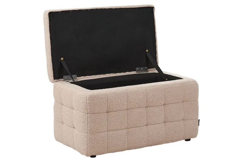 Fotpall Michigan Beige - Beige - Möbler - Vardagsrum - Stolar & sittmöbler - Pallar - Fotpall