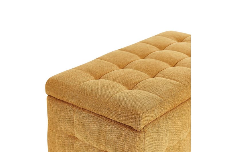 Fotpall Michigan Gul - Gul - Möbler - Vardagsrum - Stolar & sittmöbler - Pallar - Fotpall