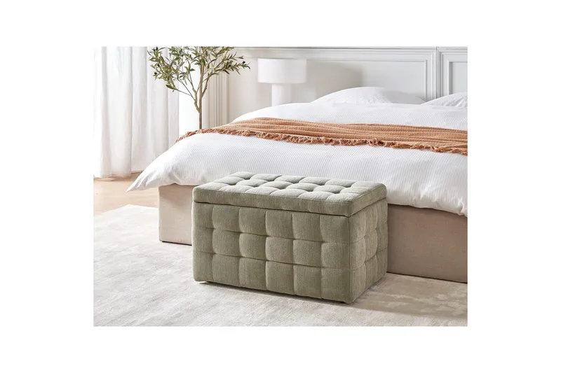 Fotpall Michigan Olivgrön - Olivgrön - Möbler - Vardagsrum - Stolar & sittmöbler - Pallar - Fotpall