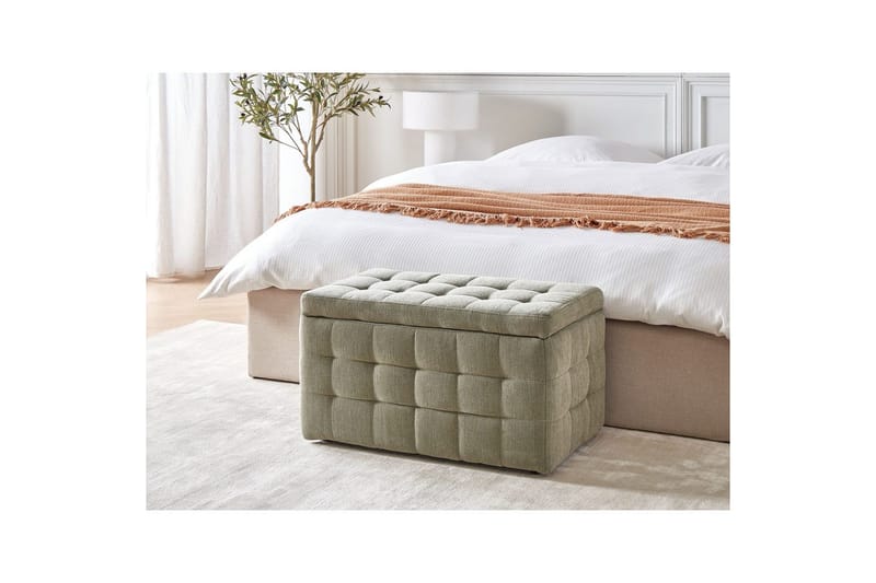 Fotpall Michigan Olivgrön - Olivgrön - Möbler - Vardagsrum - Stolar & sittmöbler - Pallar - Fotpall