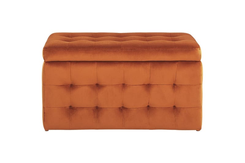Fotpall Michigan Orange - Orange - Möbler - Vardagsrum - Stolar & sittmöbler - Pallar - Fotpall