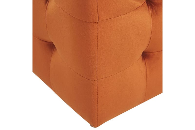 Fotpall Michigan Orange - Orange - Möbler - Vardagsrum - Stolar & sittmöbler - Pallar - Fotpall