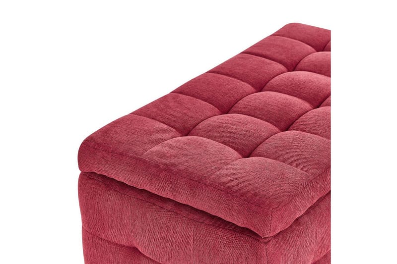 Fotpall Michigan Röd - Röd - Möbler - Vardagsrum - Stolar & sittmöbler - Pallar - Fotpall