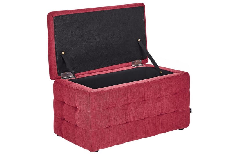 Fotpall Michigan Röd - Röd - Möbler - Vardagsrum - Stolar & sittmöbler - Pallar - Fotpall