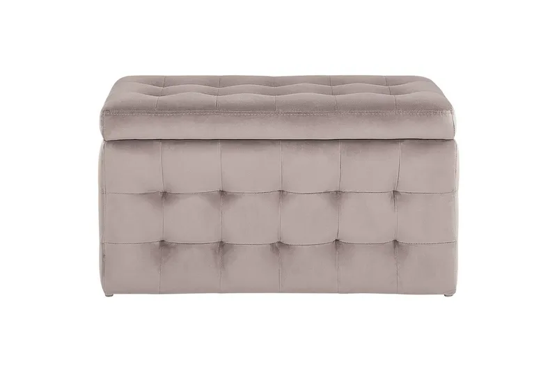 Fotpall Michigan Rosa - Rosa - Möbler - Vardagsrum - Stolar & sittmöbler - Pallar - Fotpall