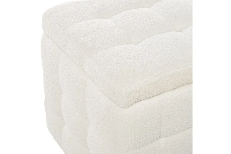 Fotpall Michigan Vit - Vit - Möbler - Vardagsrum - Stolar & sittmöbler - Pallar - Fotpall