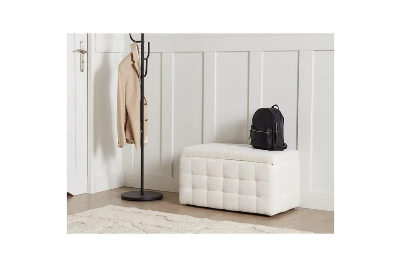 Fotpall Michigan Vit - Vit - Möbler - Vardagsrum - Stolar & sittmöbler - Pallar - Fotpall