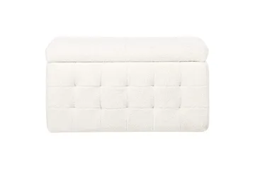 Fotpall Michigan Vit - Vit - Möbler - Vardagsrum - Stolar & sittmöbler - Pallar - Fotpall