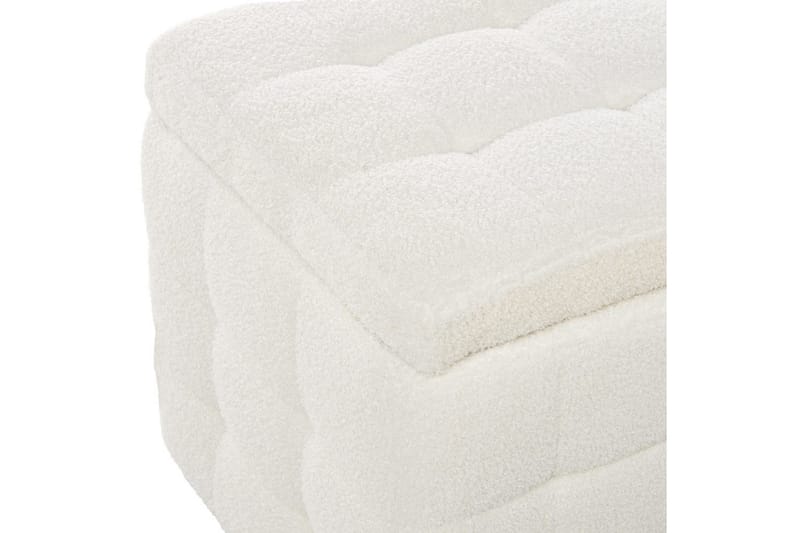 Fotpall Michigan Vit - Vit - Möbler - Vardagsrum - Stolar & sittmöbler - Pallar - Fotpall