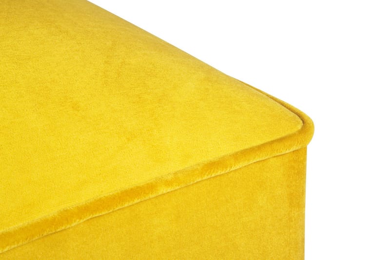 Mostert Fotpall - Gul - Möbler - Vardagsrum - Stolar & sittmöbler - Pallar - Fotpall