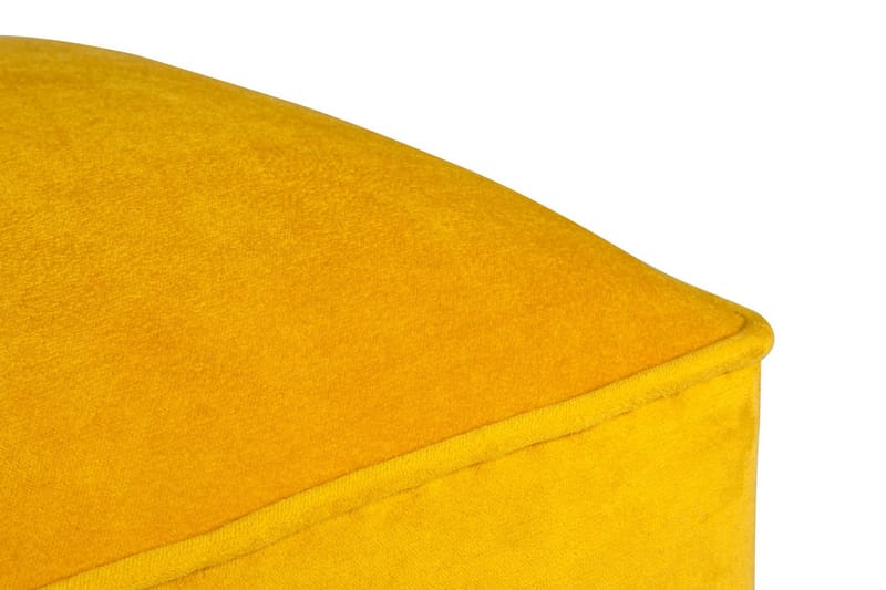 Mostert Fotpall - Gul - Möbler - Vardagsrum - Stolar & sittmöbler - Pallar - Fotpall