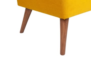 Mostert Fotpall - Gul - Möbler - Vardagsrum - Stolar & sittmöbler - Pallar - Fotpall